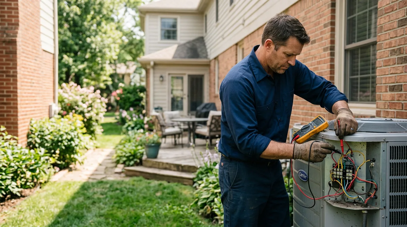 HVAC technician working near Folkston, GA
